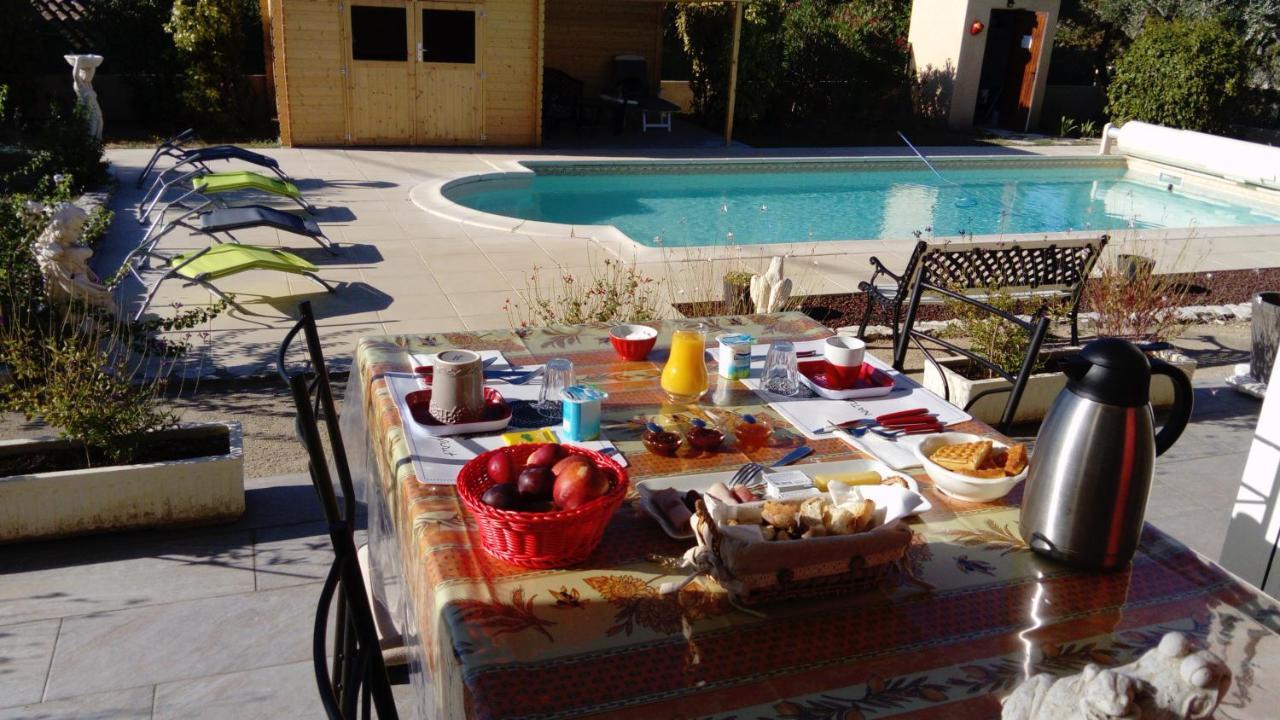 L'Oustau Bonur Bed & Breakfast Bourg-Saint-Andeol Luaran gambar